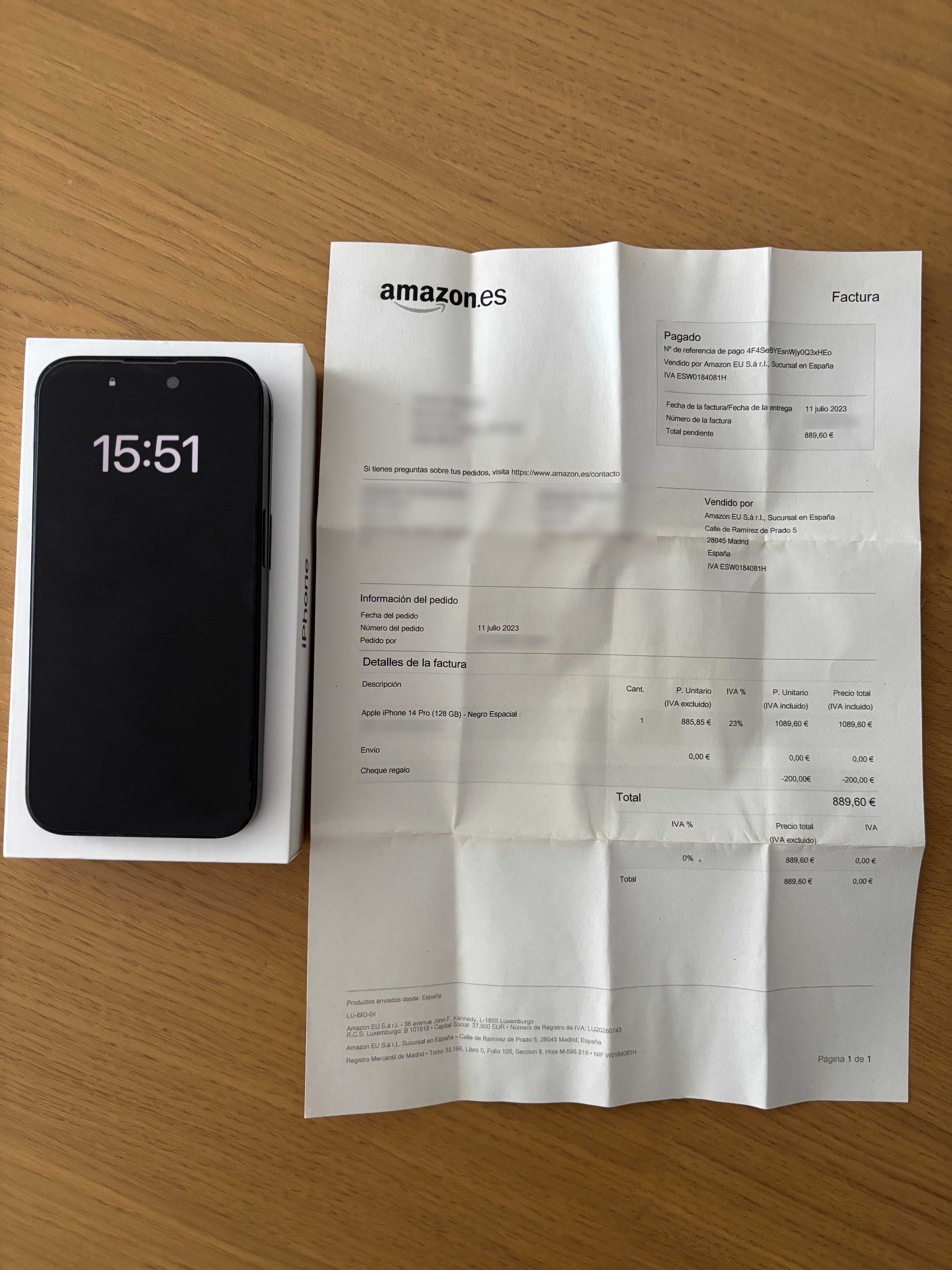 iPhone 14 Pro 128GB - Julho 2023 - c/ Fatura