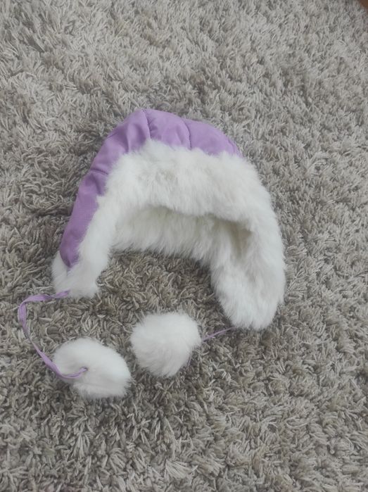 Шапка зимова для дівчинки