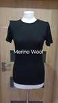 Bluzka koszulka wełniana, Merino Wool wełna Cubus S 36