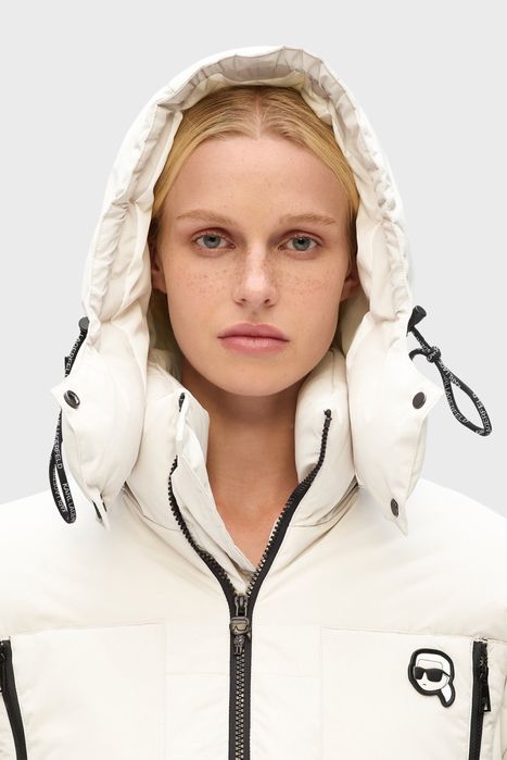 Жіноча біла/молочна куртка ikon Karl Lagerfeld A3W15020