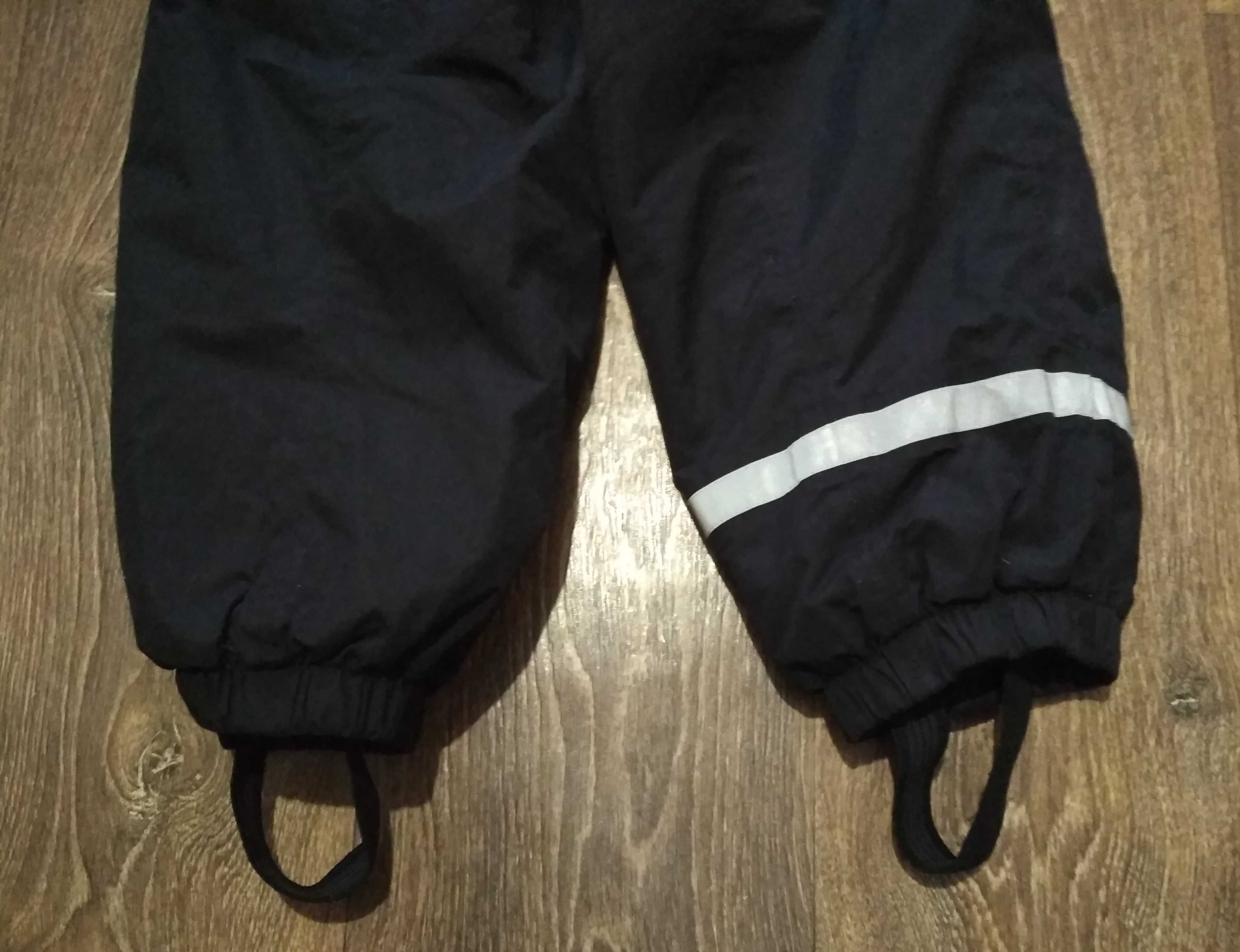 р.116-122 H&M теплые лыжные термо-штаны полукомбинезон