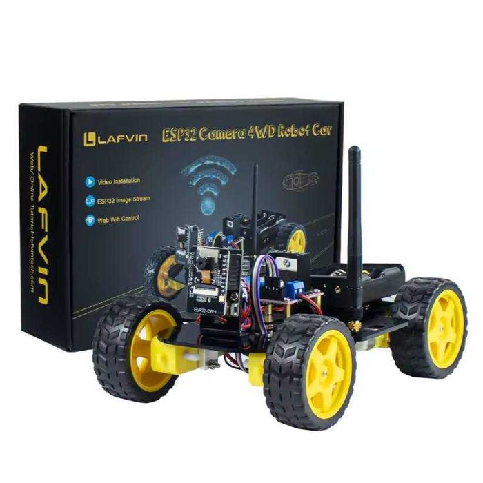 Конструктор  LAFVIN 4WD Smart Robot Car ESP32 Camera Wifi Automation