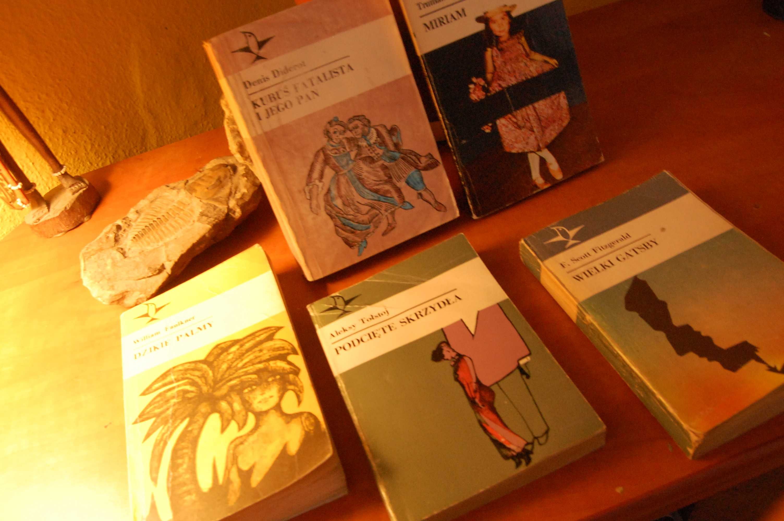 Faulkner, Capote,Diderot,Tołstoj,Fitzgerald- Duża czcionka PRL.