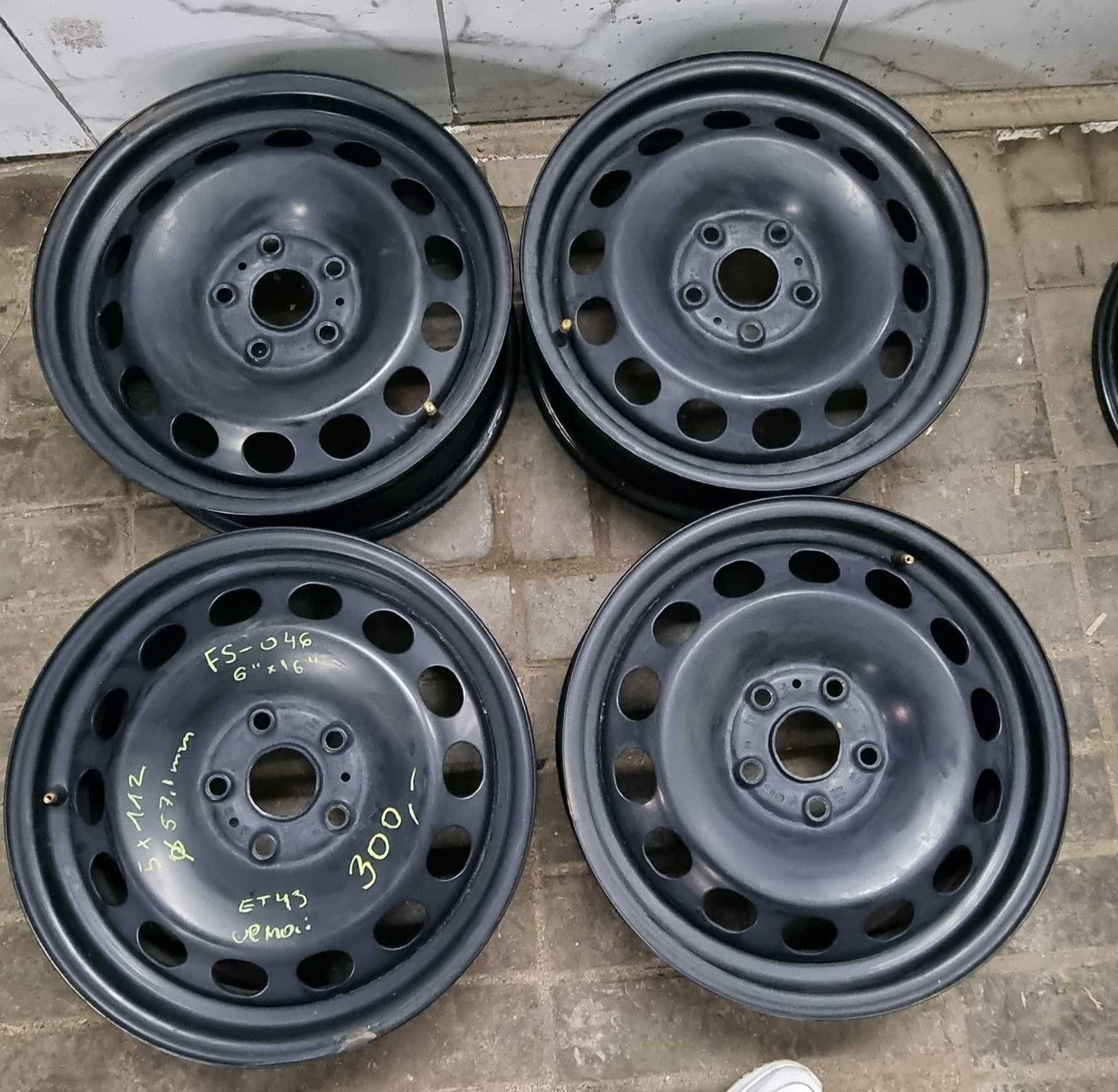 Felgi Stalowe 16" 5x112 ET43
