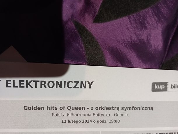 Dwa bilety na koncert Queen 11 luty Gdańsk