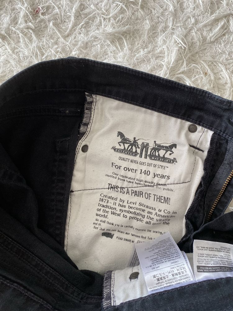 Jeansy 510 Levis czarne W32 L32