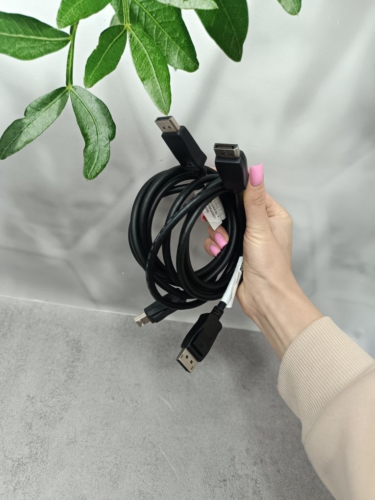 Кабель DisplayPort – DisplayPort/ОПТ Роздріб/100 шт/оригінал/з Європи