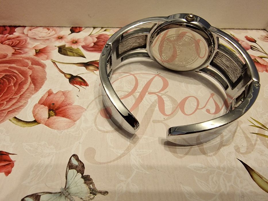 Zegarek damski (granatowo/srebrny)