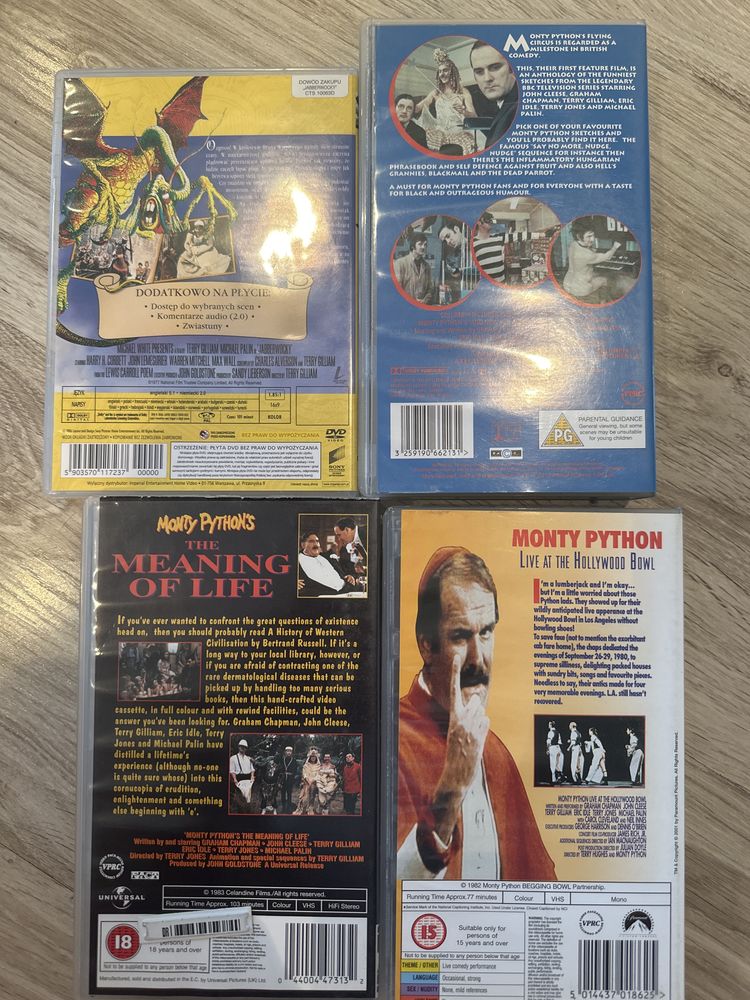 Kolekcja Monty Python VHS