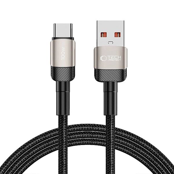 Kabel Tech-Protect UltraBoost Evo USB-C / USB-C 100W 5A 2m - tytanowy