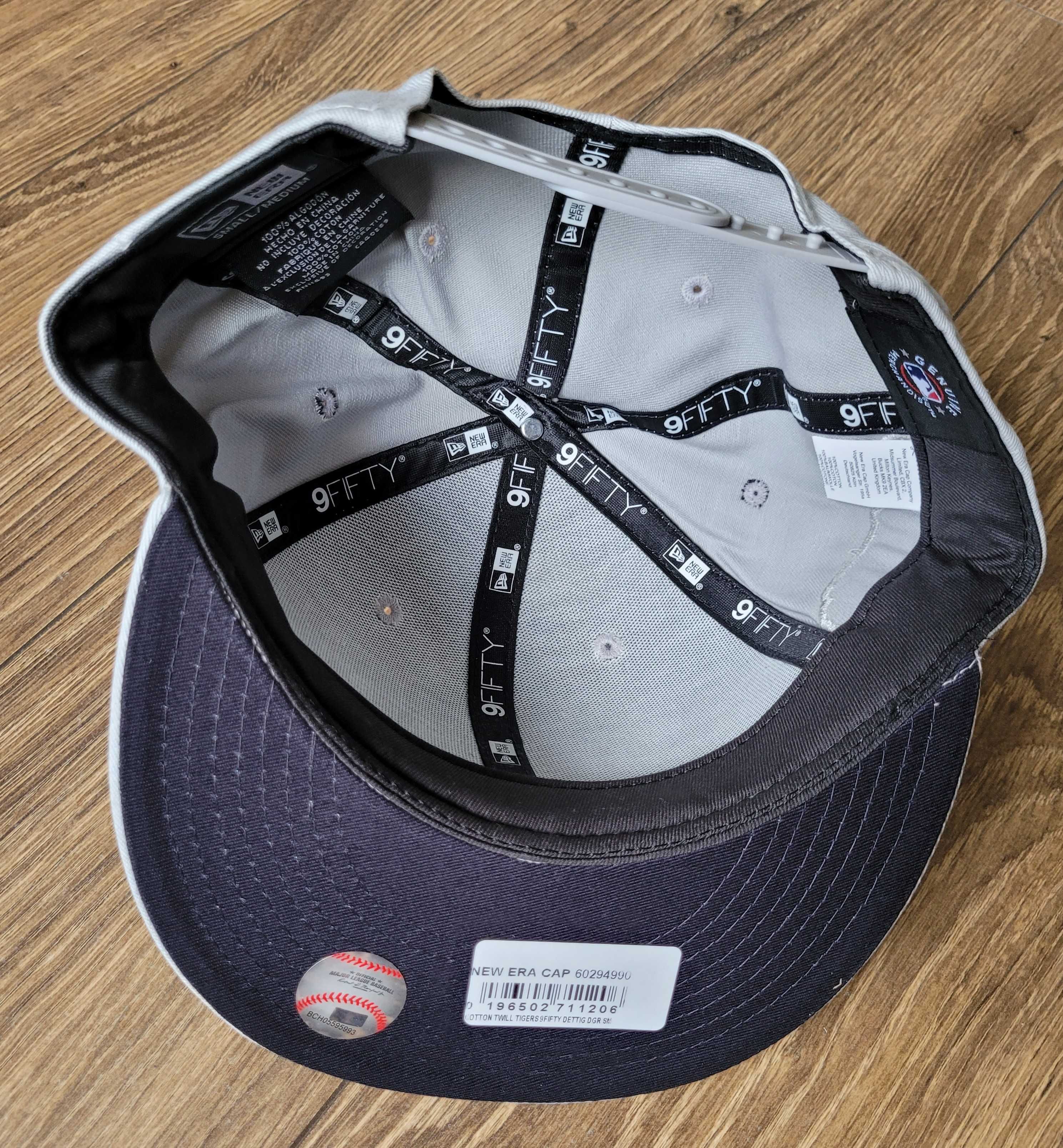 czapka z daszkiem New Era 9Fifty Detroit Tigers MLB szara S/M NOWA