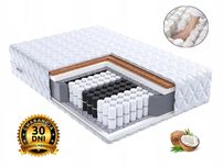 Materac Kieszeniowy sprężynowy 140x200 Kokos PREMIUM 24cm Pocket H3/H4