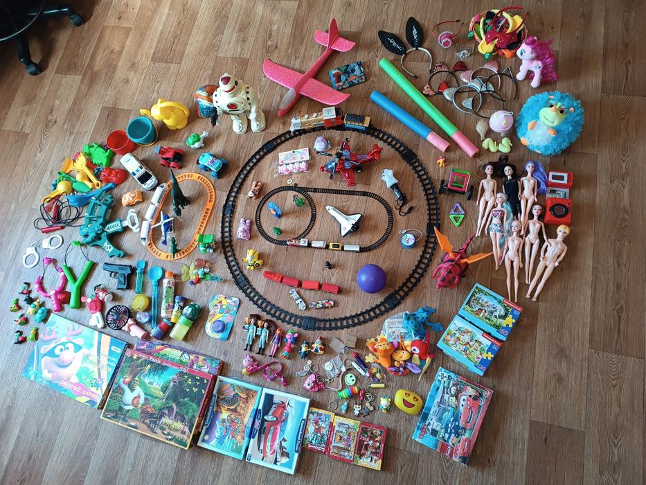 Игрушки для мальчика и для девочки лотом Цена за всё Пакет Набор