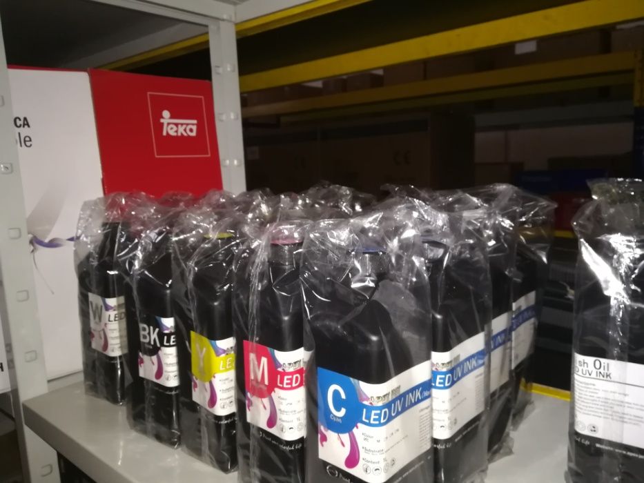 Tinta UV BK/Y/M/C/W