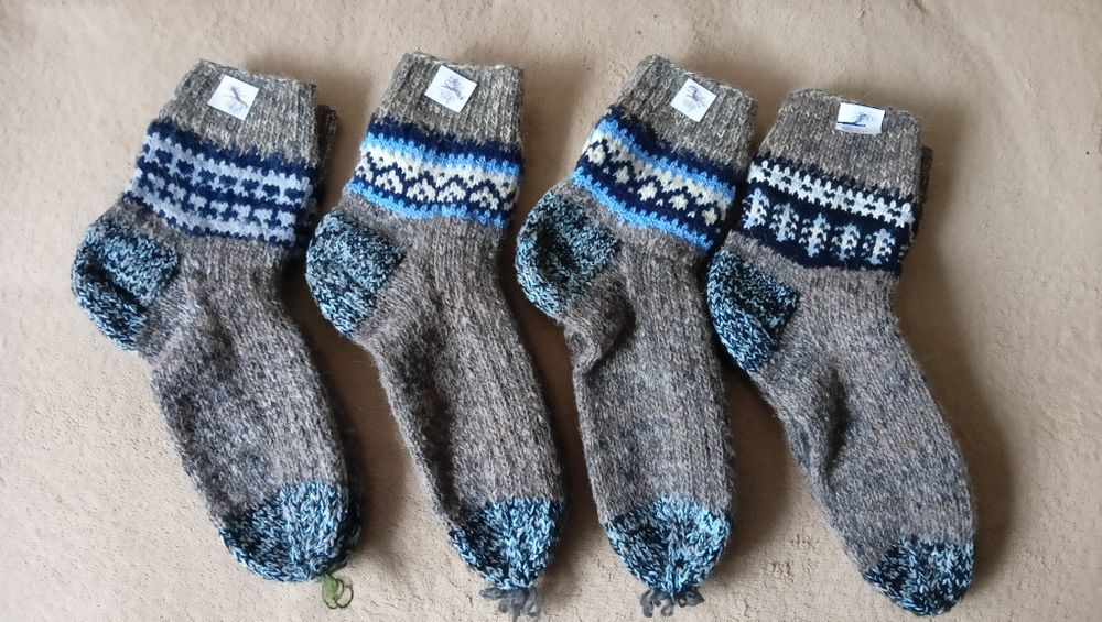 Шкарпетки чоловічі та жіночі з овечої вовни