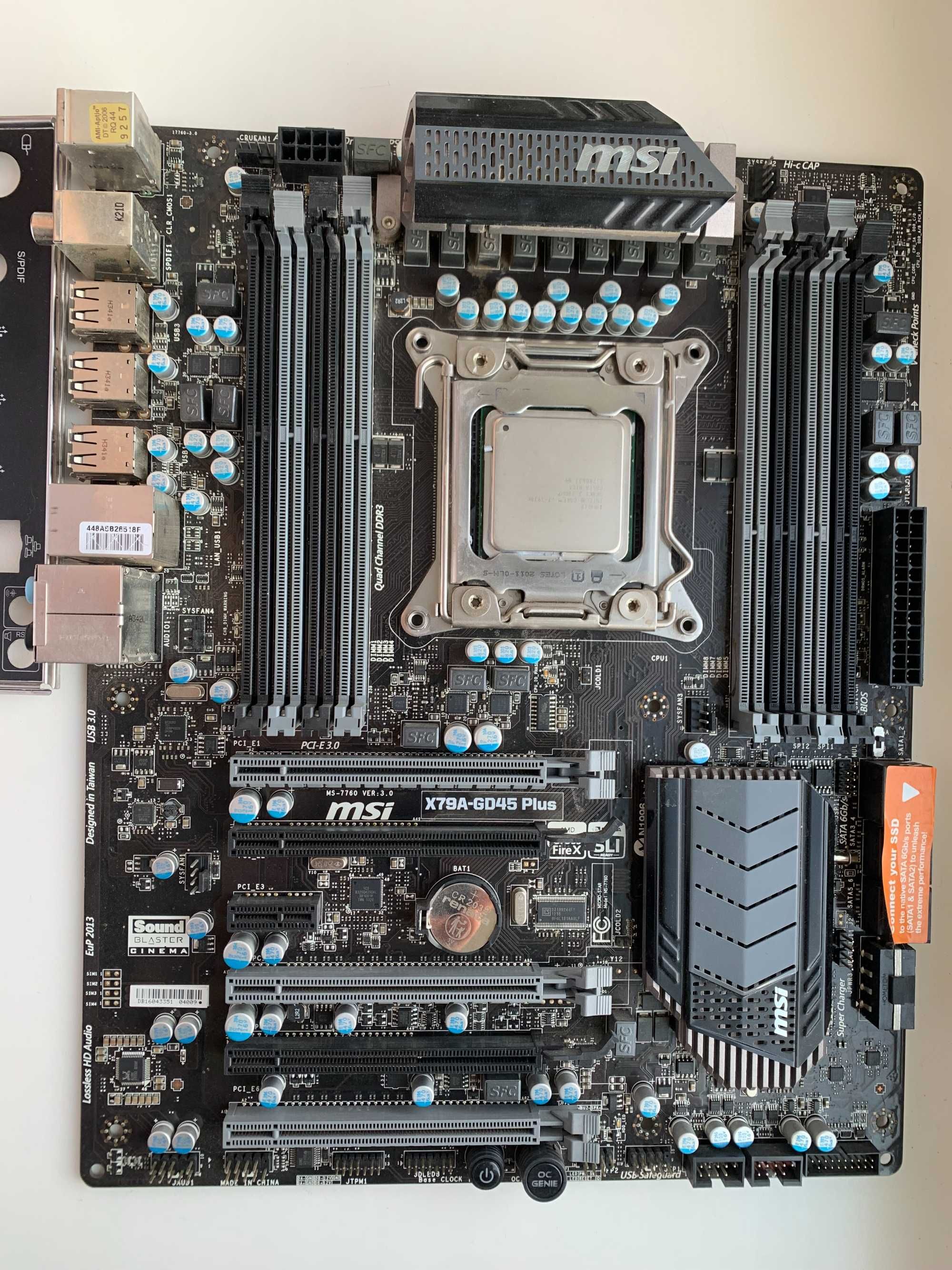 Потужний комплект Intel i7-3930K s2011 + Мате плата MSI X79A-GD45