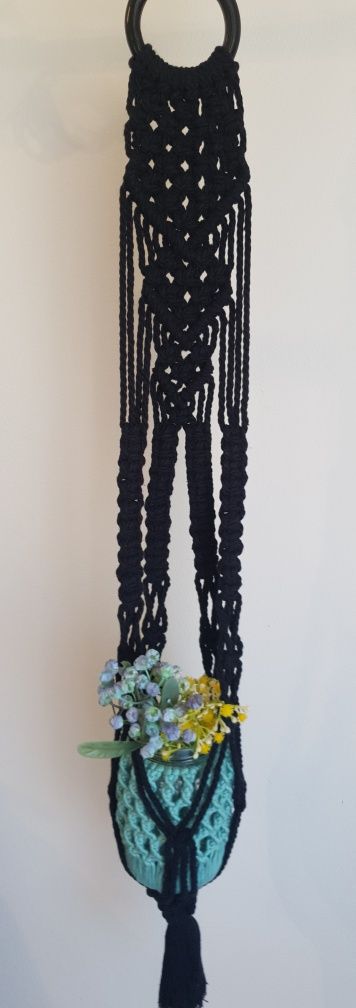 Suporte plantas macramé