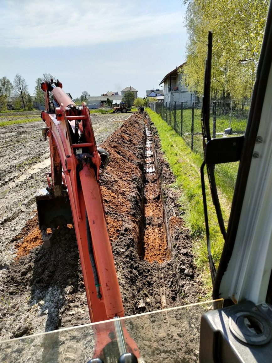 Usługi MINIKOPARKĄ - Pracę ziemne