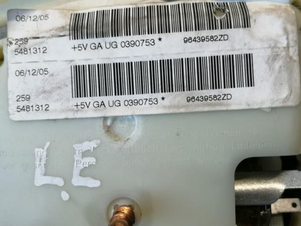 Airbag banco esquerdo PEUGEOT 407 (6D_)