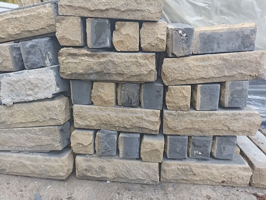 Облицювальна цегла рвана  на паркан б/в