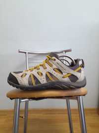 Merrell Waterpro Manistee Ash/yellow Vibram Hiking Shoes Mens Sz 9 A1