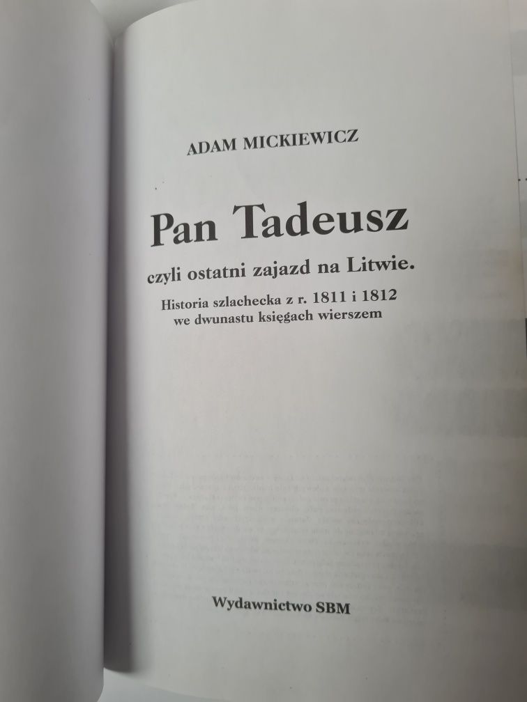 Pan Tadeusz - Adam Mickiewicz