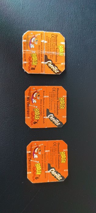 Karty/Tazo Cheetos Fiddler - 3 sztuki
