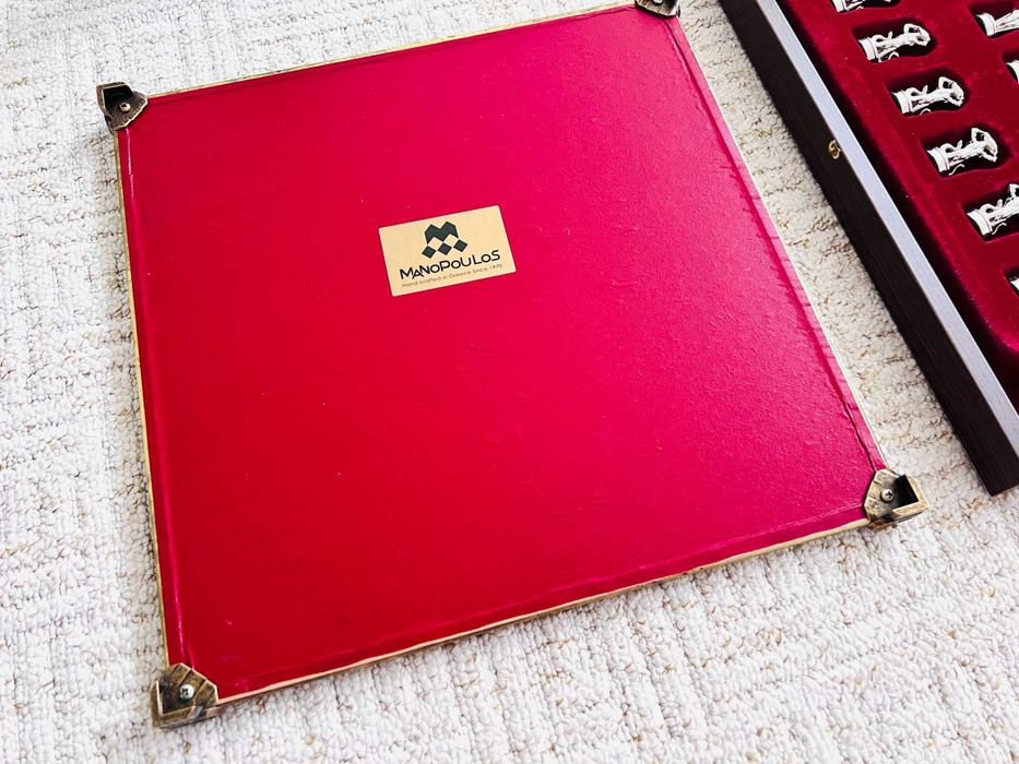 Przepiękny zestaw Szachów Manopoulos Ekskluzywne Szachy z Grecji