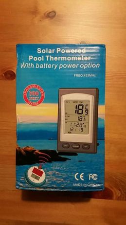 Termómetro wireless sem fios para piscina
