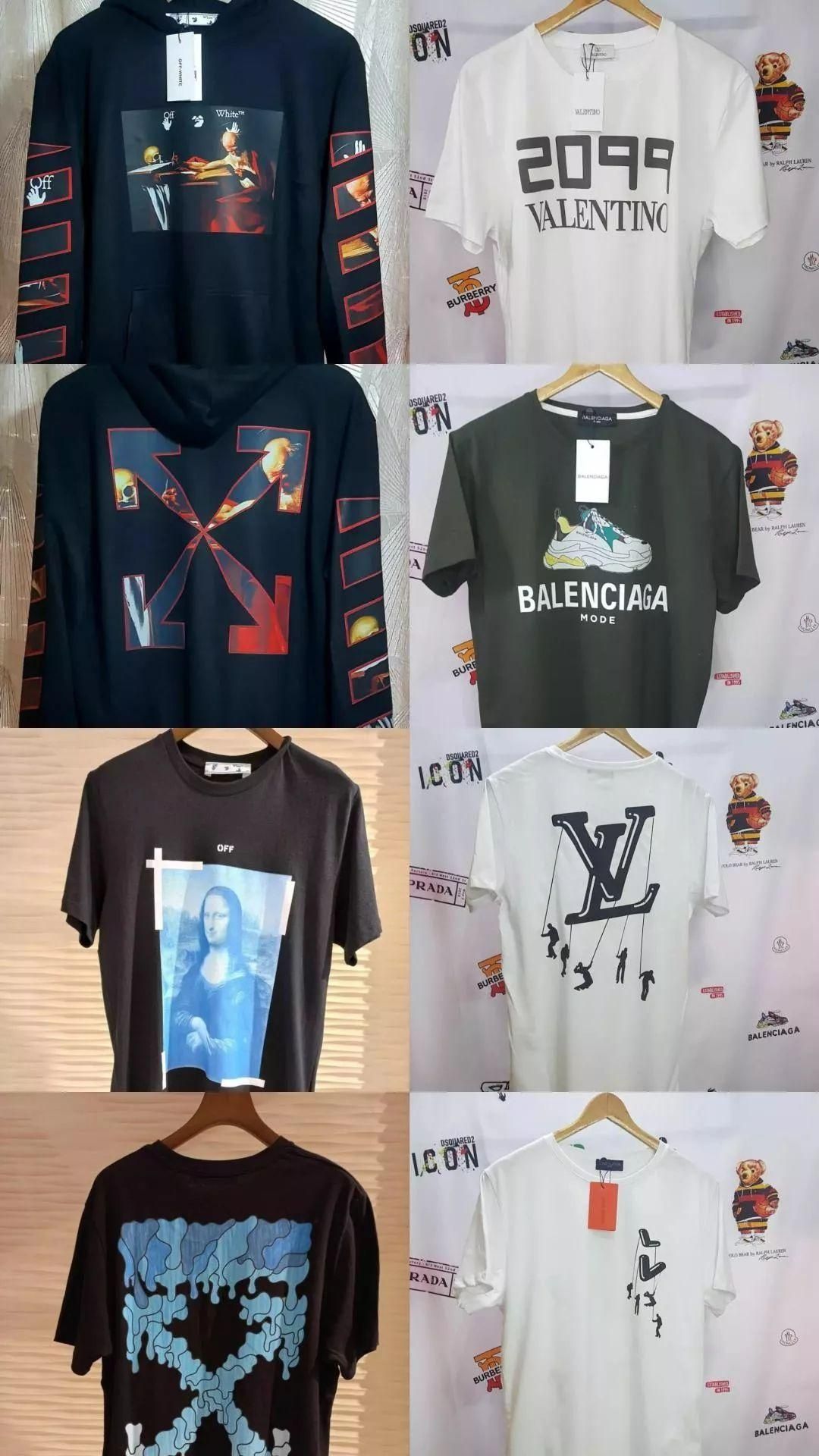 Off white / Balenciaga / Balmain / Palm angels - T-shirt