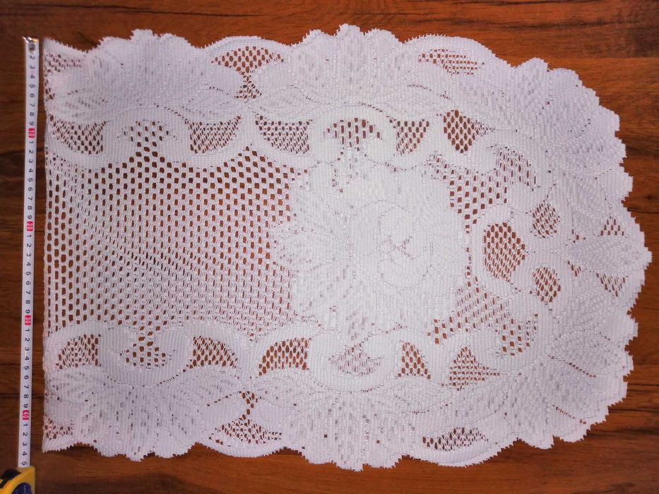 Serweta laufer biały PRL vintage