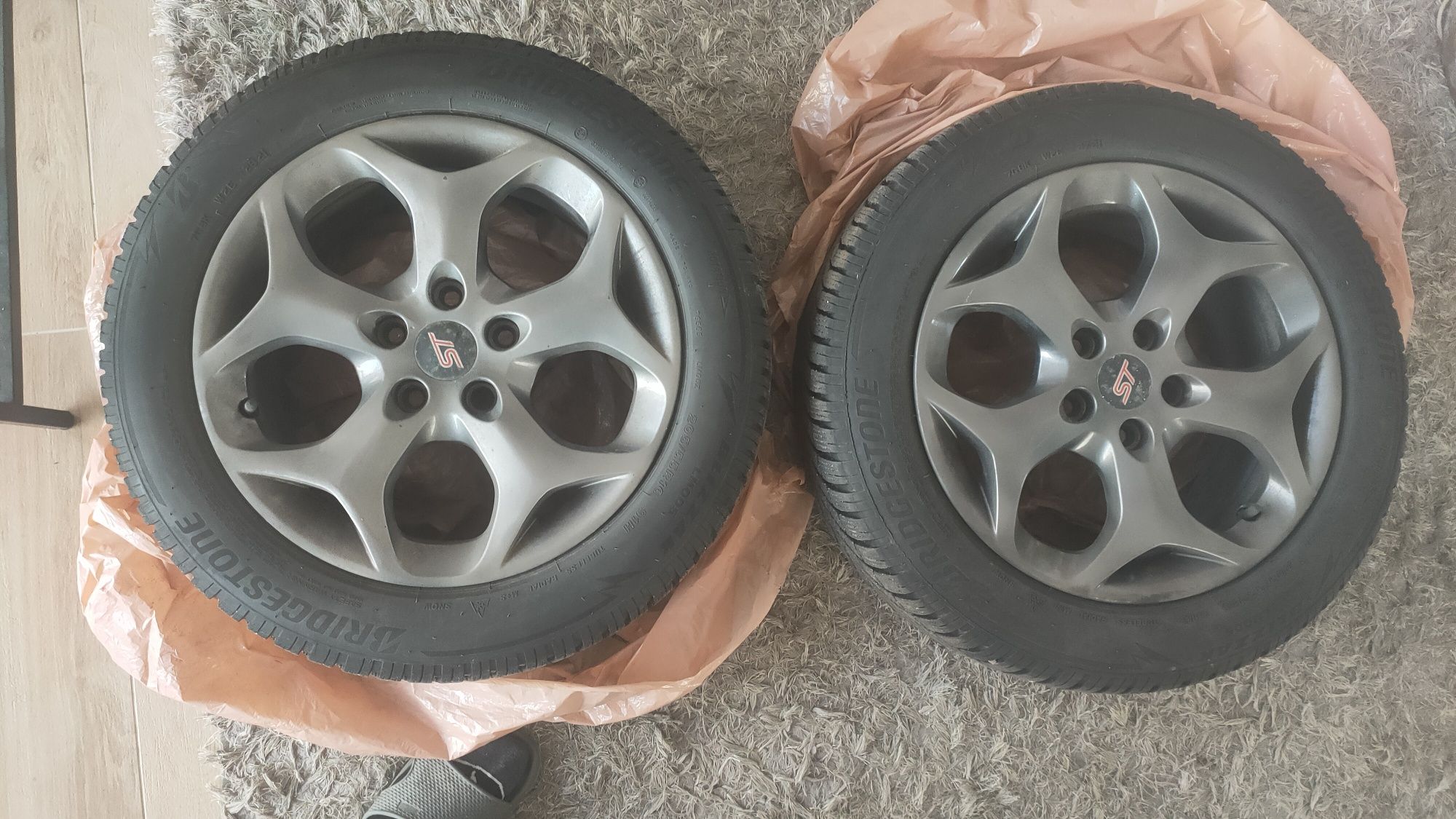 4 koła 205/55 r 16  5x108 ford focus MK3 aluminium zima