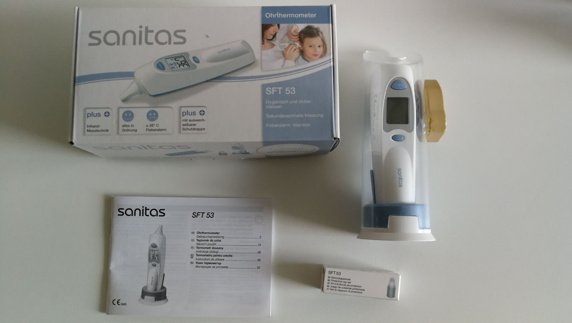 Termometr bezdotykowy Sanitas SFT 53