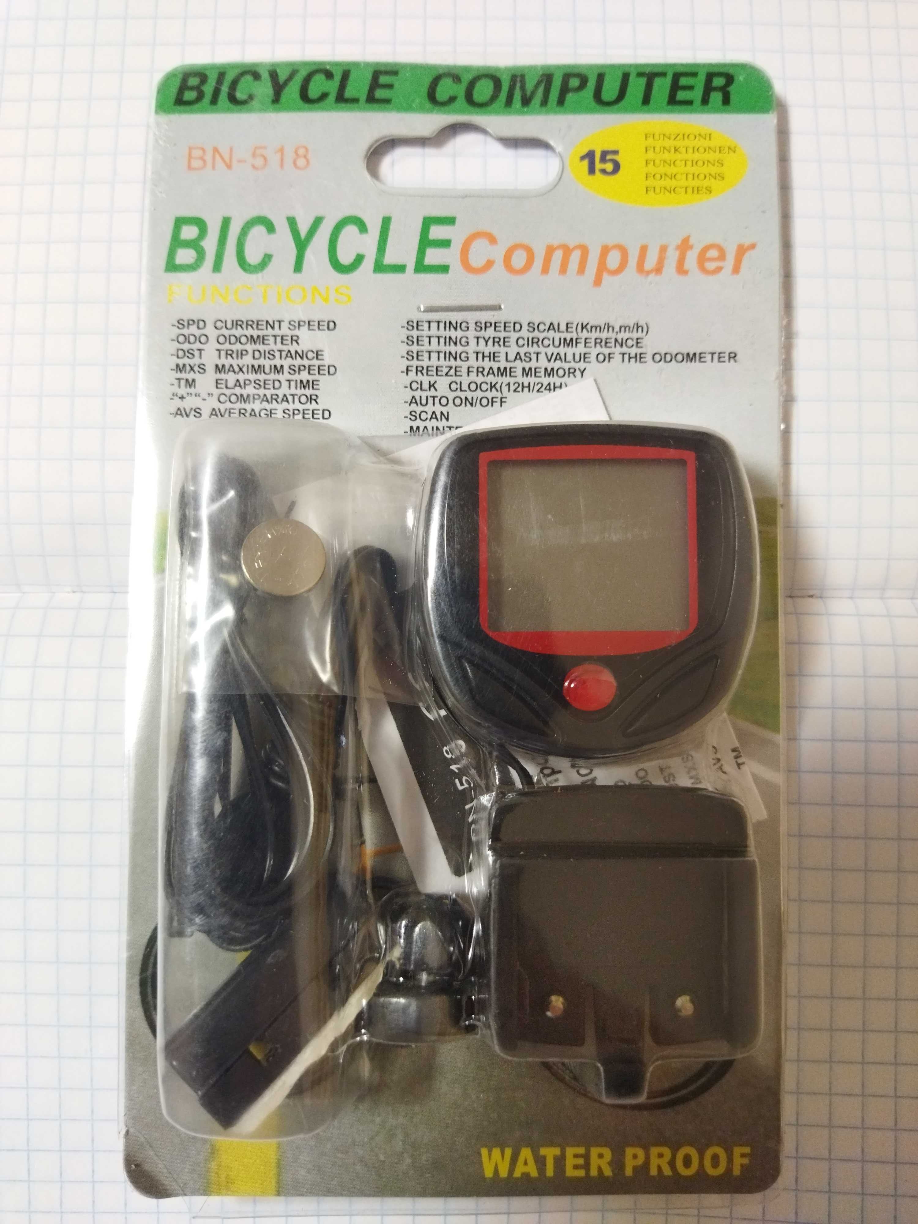 Велосипедний комп'ютер BN 518 спідометр