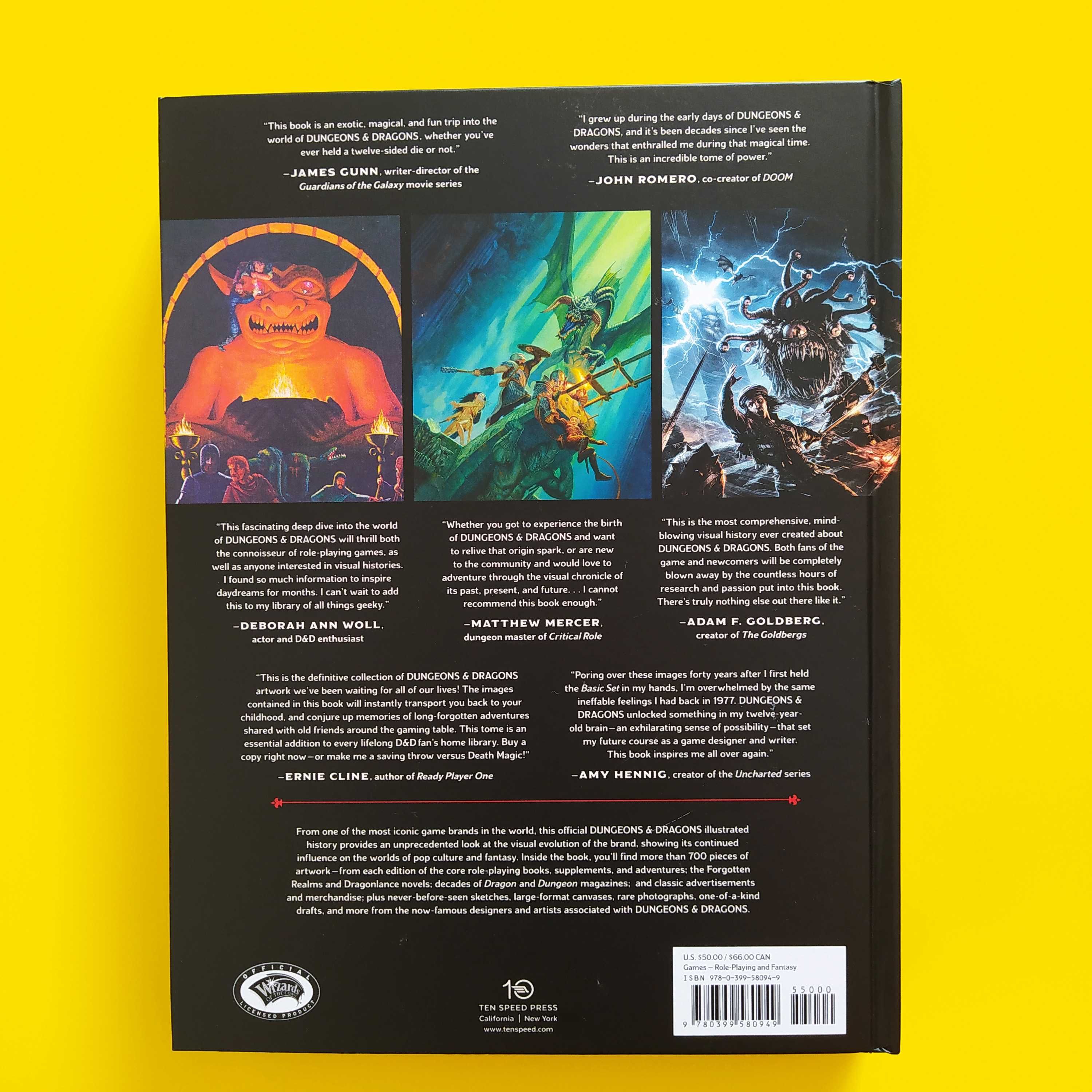 Livro Dungeons and Dragons Art and Arcana : A Visual History