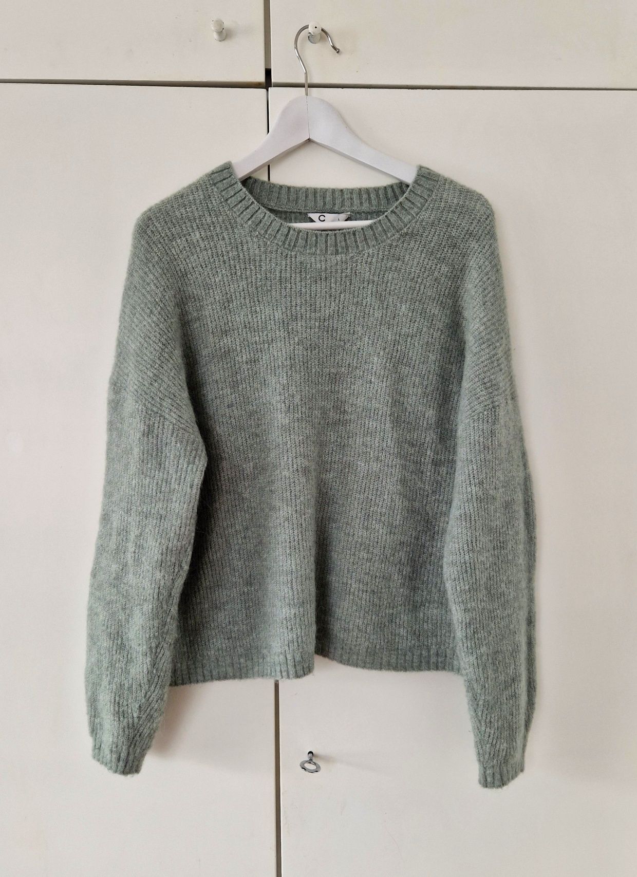 Nowy sweter wełna alpaka wełniany