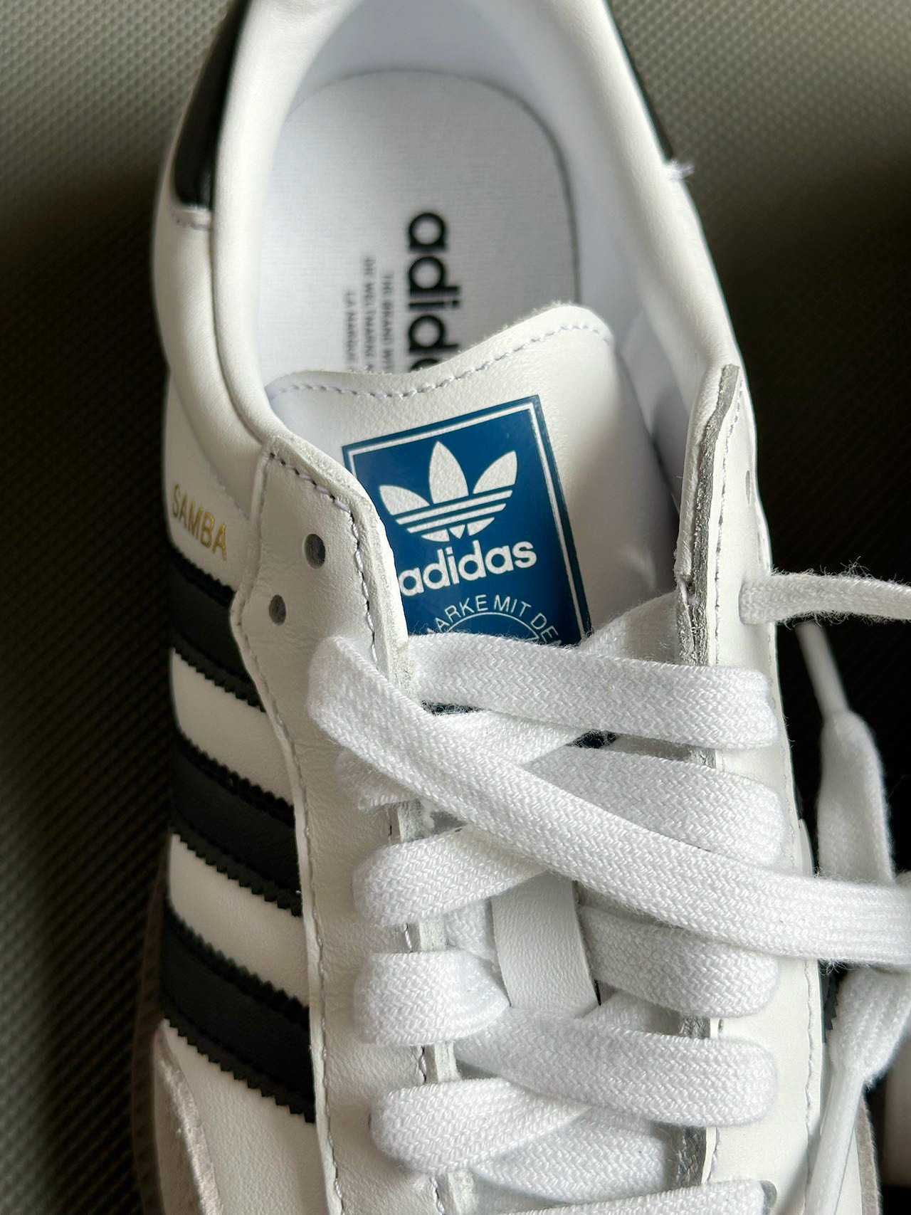 Nowe\B75806*adidas^SambaOG*|Biały ButyUnisexTrampki.42.5