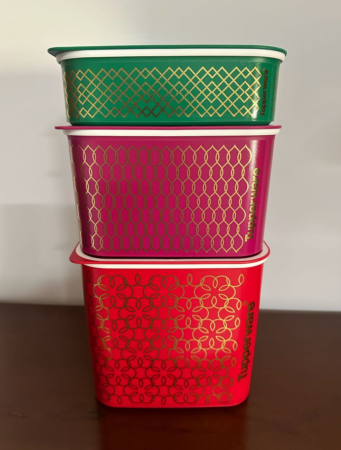 3 Caixas 500ml + 1.3L + 2.1L Tupperware
