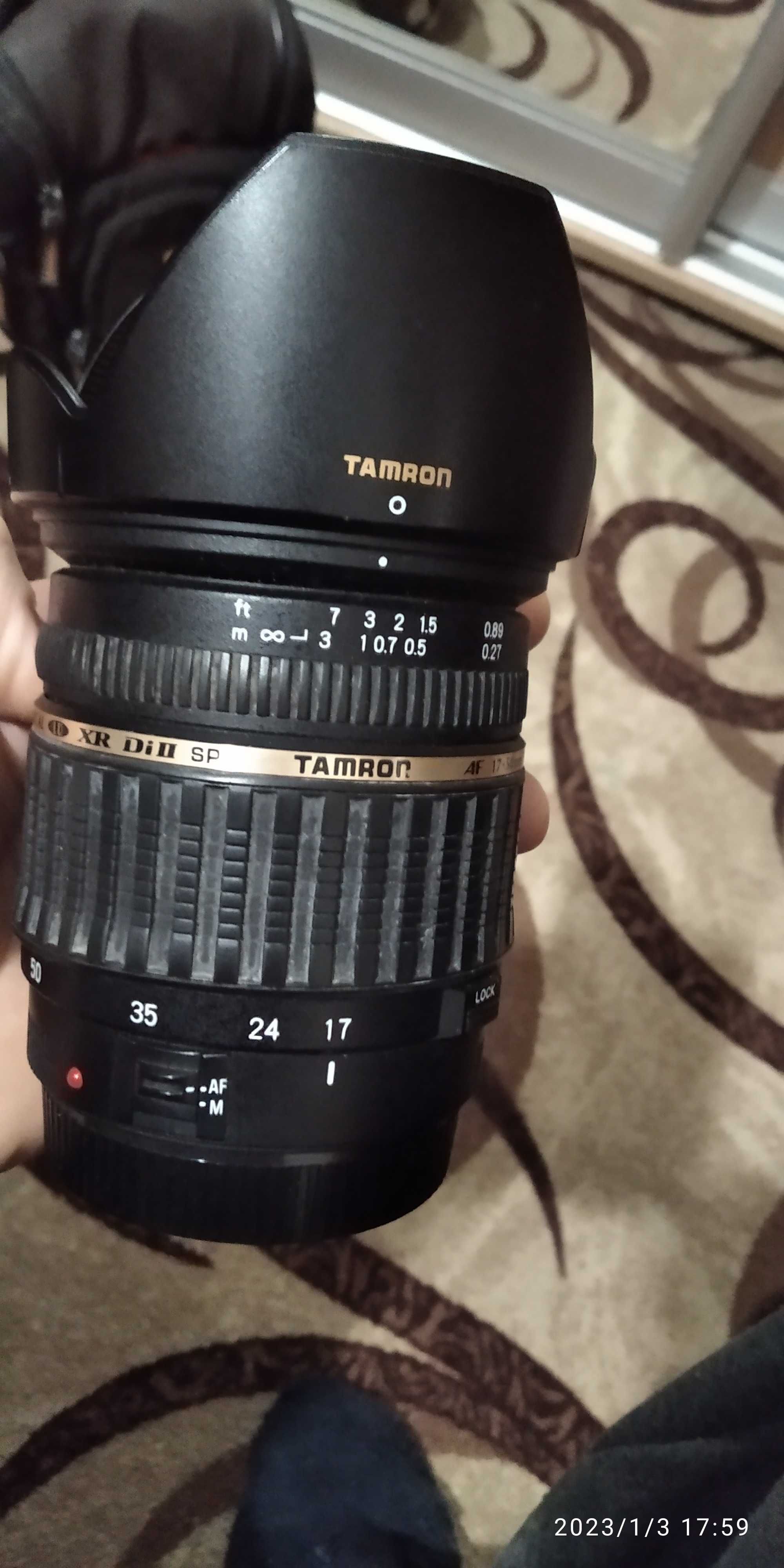Об'єктив Tamron 17-50 f2.8+ Canon 60D