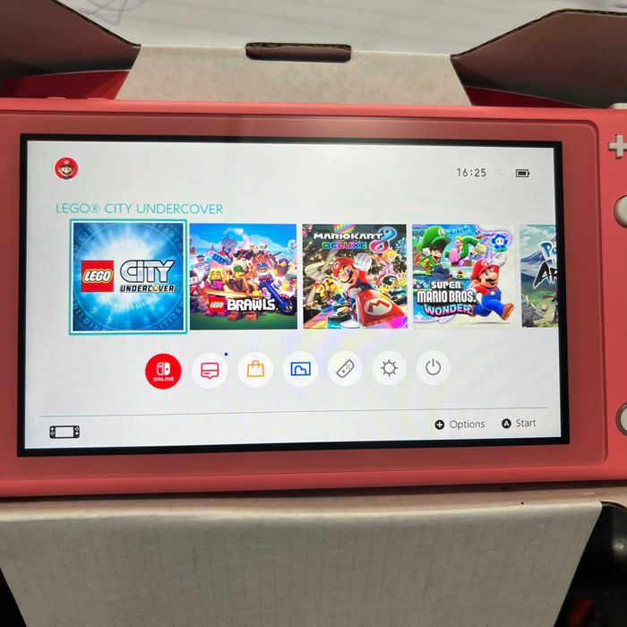 Nowa Konsola Nintendo Switch Lite Coral + gry, przenośna CFW