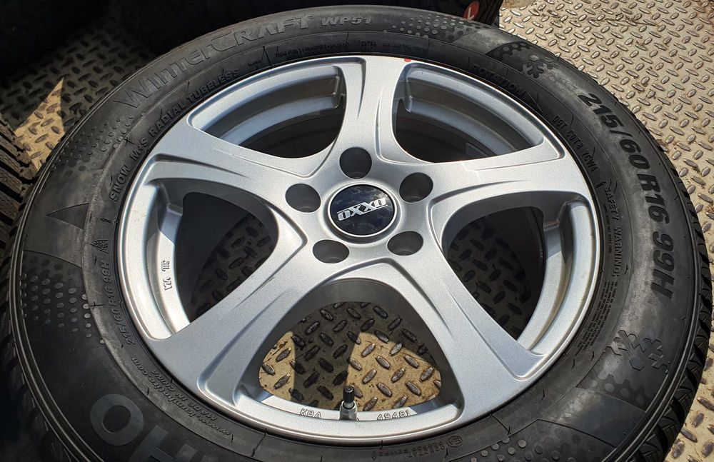 4x Felgi OXXO Narvi 16 5x114,3 ET48 + czujniki TPMS