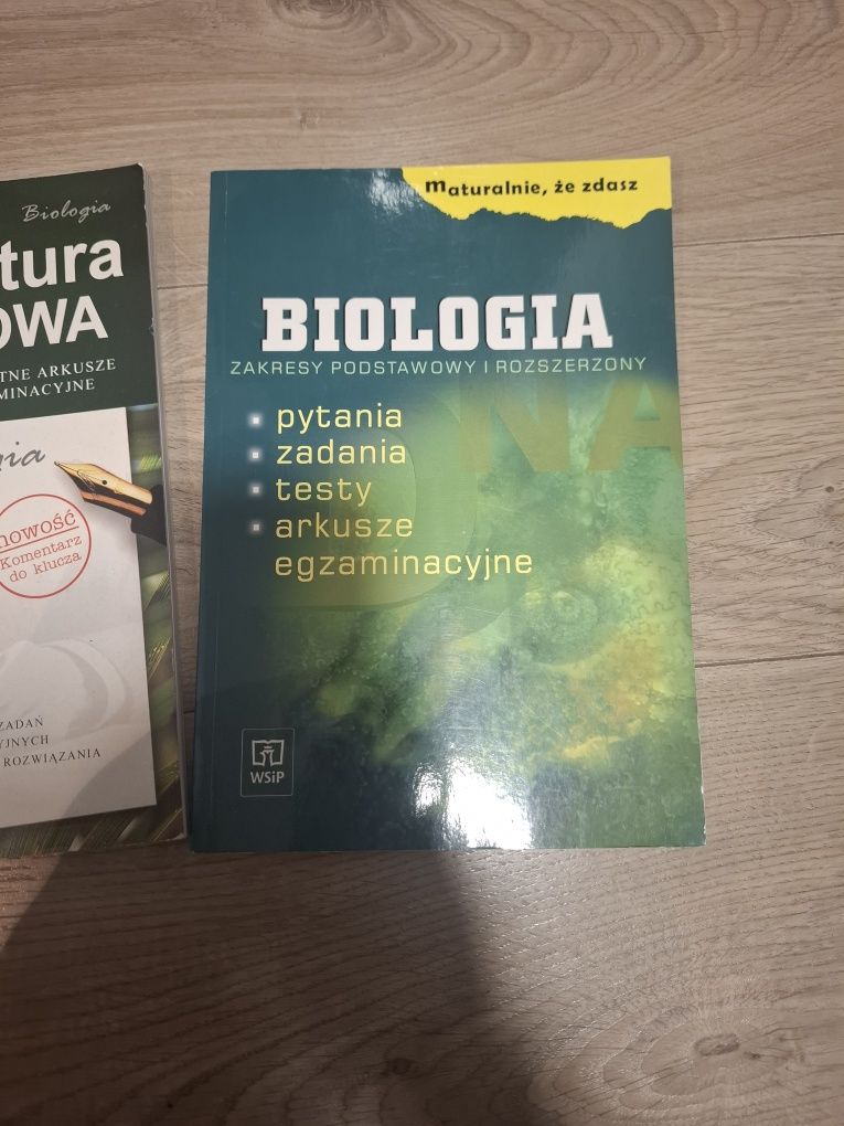 Zestaw książek do matury - biologia