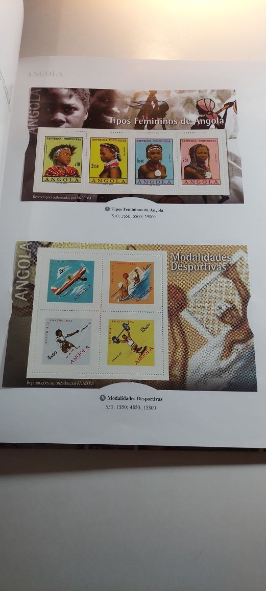 História das Ex-Colónias de Portugal em Selos e Notas (Completo)