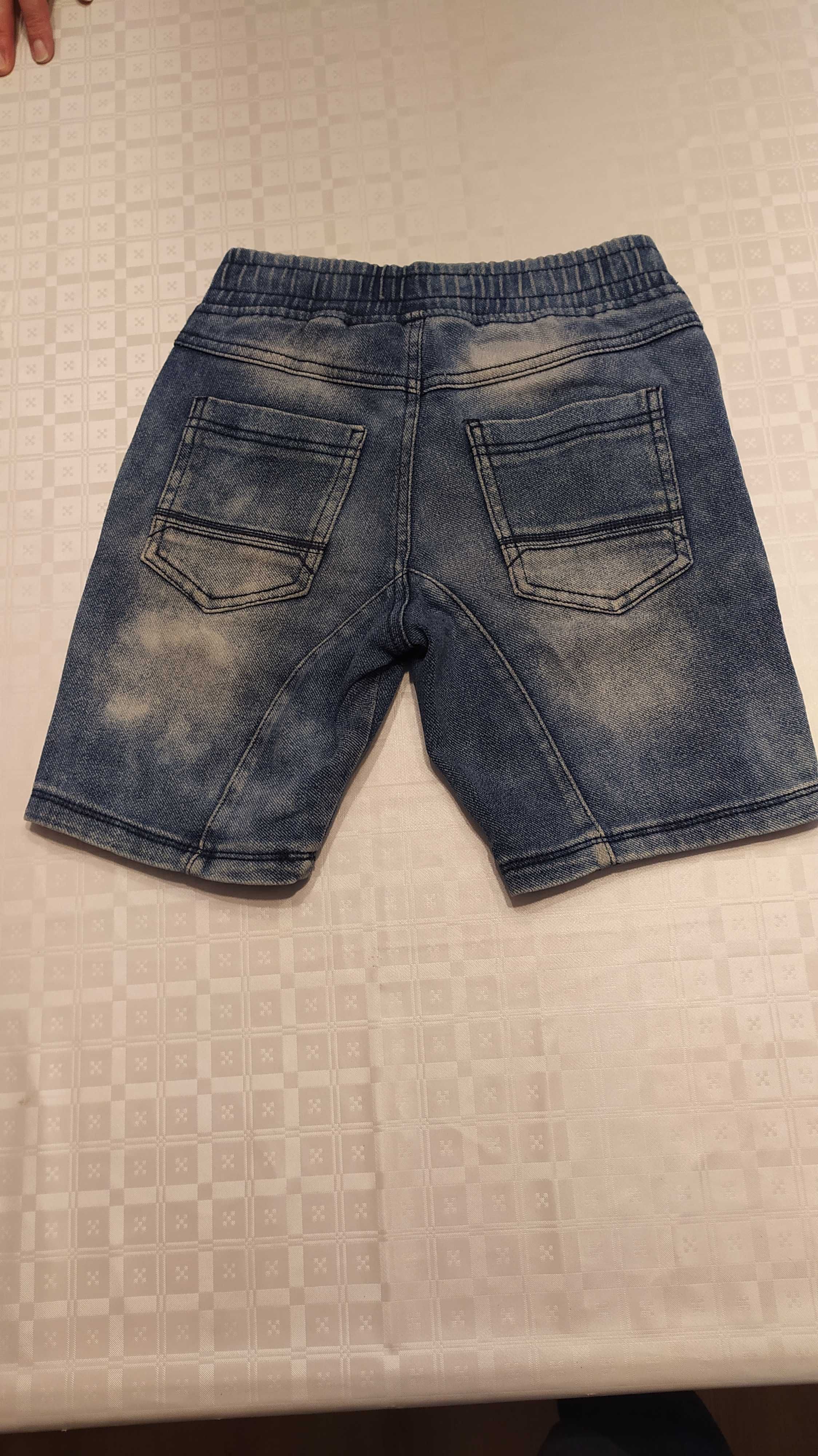 Spodenki chłopięce r140 jeans