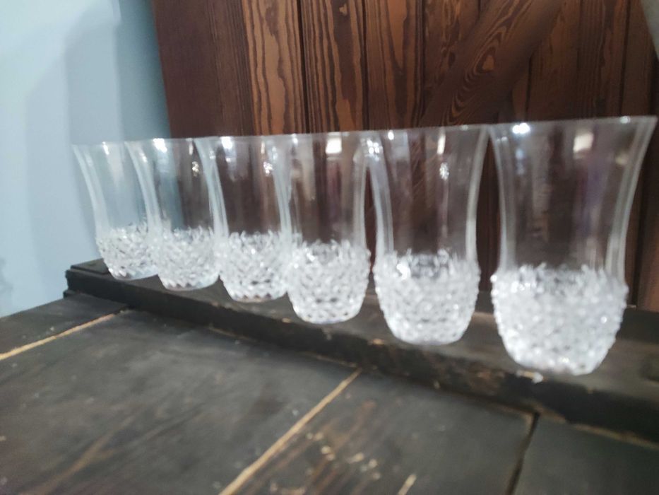 Kryształowe szklanki Cristal Arques francuskie