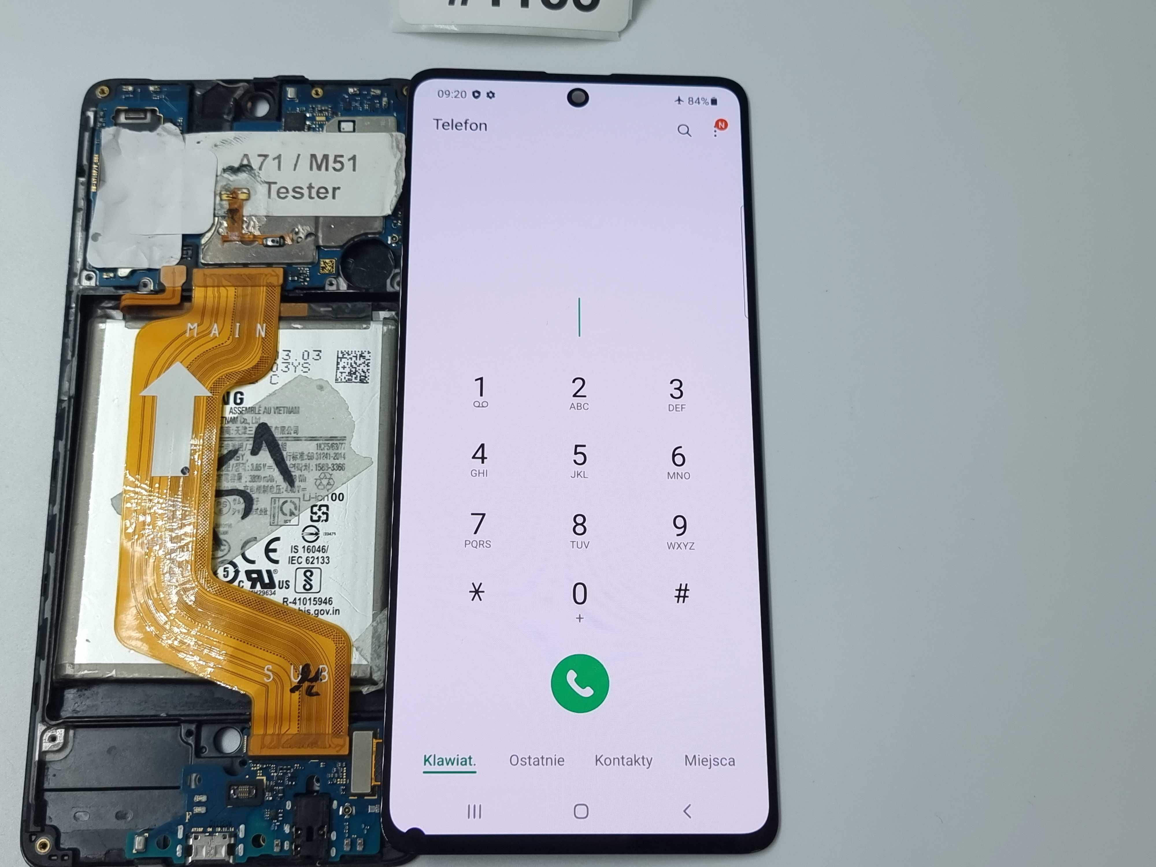 Oryginalny Wyświetlacz Samsung Galaxy M51 Demontaż #1185