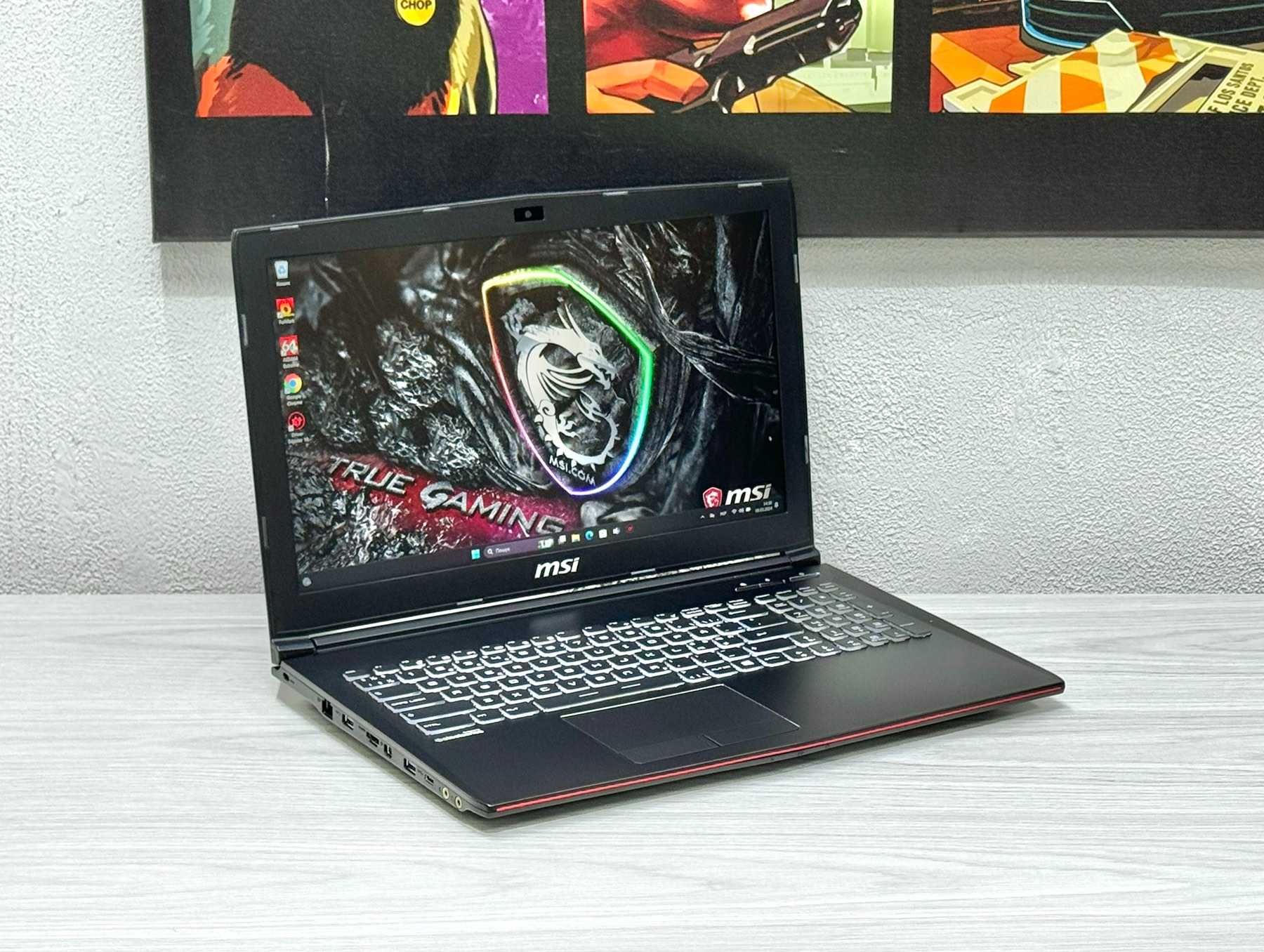 • ВСТИГНИ!!! Ігровий ноутбук MSI MEGABOOK GP62 (Core i7 + GTX1060) •