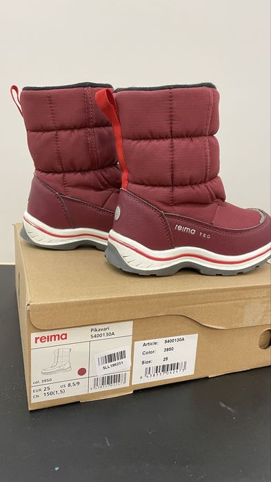 Зимові чоботи Reima tec 25 розмір, 15см