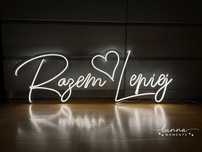 Razem Lepiej | Neon Ledon Napis Led | Autorska Produkcja