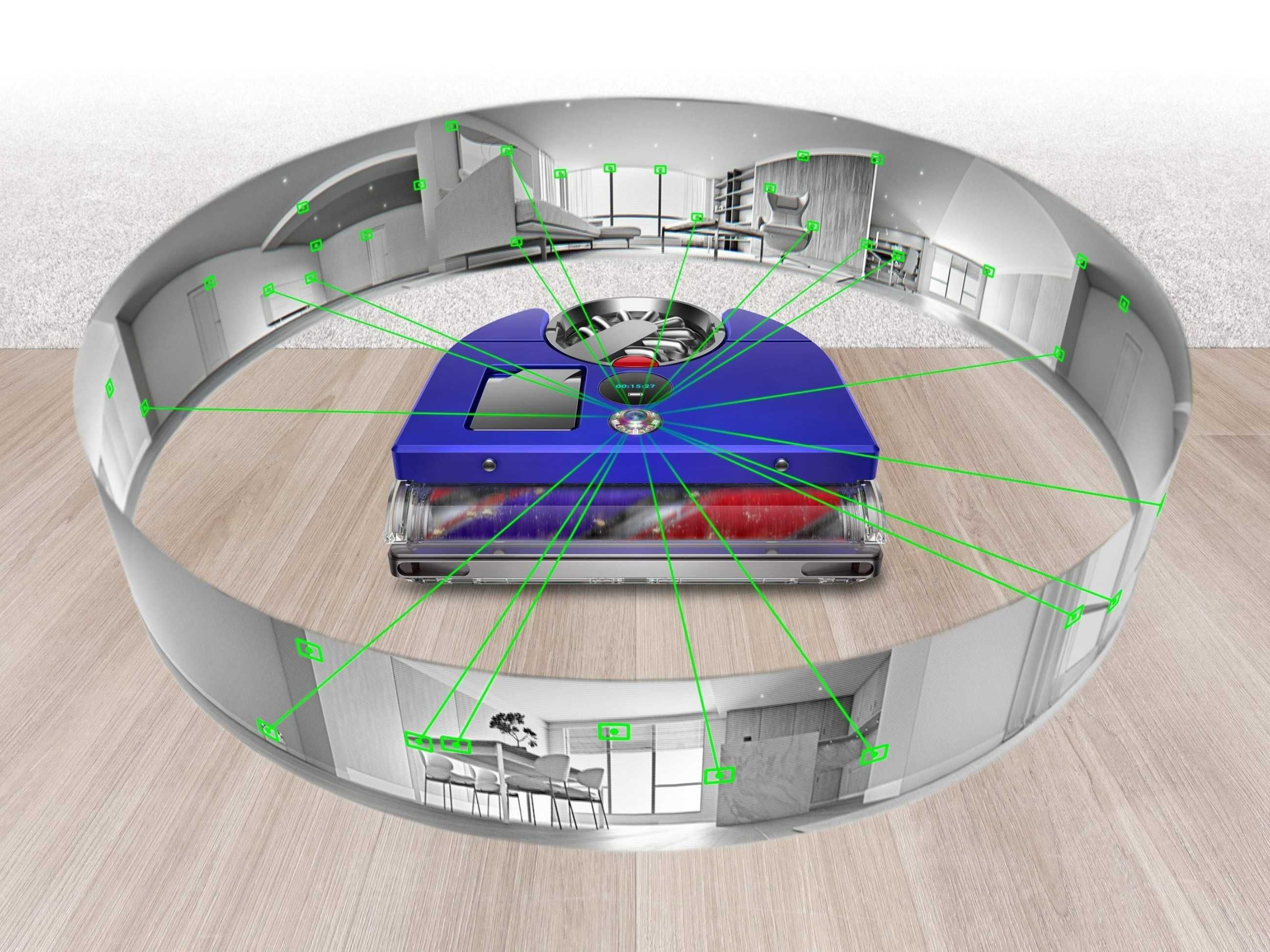 Nowy robot sprzątający Dyson Vis Nav 360 + zapasowe filtr i szczotka